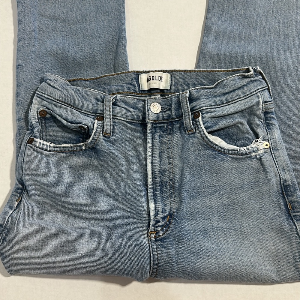 Agolde Women's Blue Jeans - Picture 2 of 8